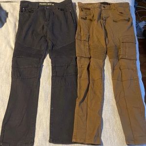 Designer jeans LOT. Mens 32/32- Franky Max and Decibel jeans.
